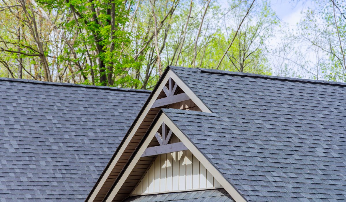 one source roofing services roofing shingles covering top of newly constructed house